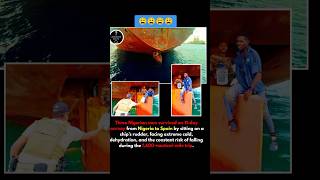3 Nigeria men survive 11 days journey travelling by sitting on a sheep rudder from Nigeria to Spain