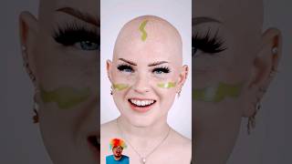 I draw on my head when i'm bored #makeup #makeupartist #makeuptutorial #mua #makeuptransformation