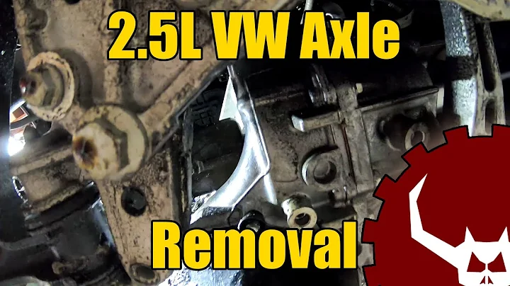 VW 2.5L Axle Removal