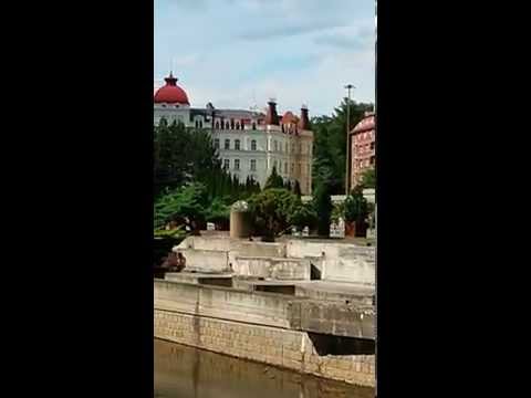 Карловы Вары, уточки на речке Termal