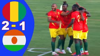 Guinée vs Niger 2 - 1 : Résumé de la rencontre : (11/06/2021)