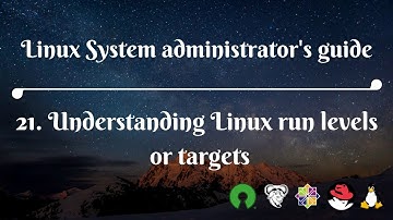 21. Understanding Linux run levels or targets