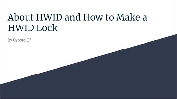 How to Make a HWID Lock/Authenticator for Your Applications (C++)