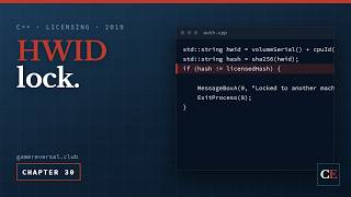 Details HWID lock and authenticator in C++ (2019) Update