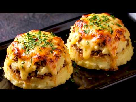 I'll never fry potatoes again! This simple potato & ground beef dish will impress everyone!🔝