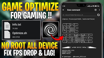 Game Optimize For Android - No Root | Unleash Max Performance & Fix Lag !