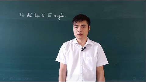 ĐIỀU KIỆN ĐỂ CĂN THỨC CÓ NGHĨA | TOÁN SỐ 9