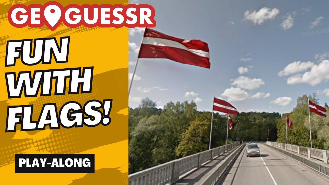 European Flags Game on GeoGuessr - American gets lost in this game?  (Play-Along game) 