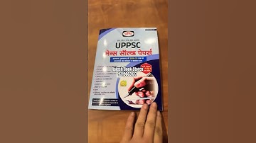 Drishti IAS UPPCS Mains Solved paper | #pcsbooks #viral #upscbooks #upsc #drishtiupsc