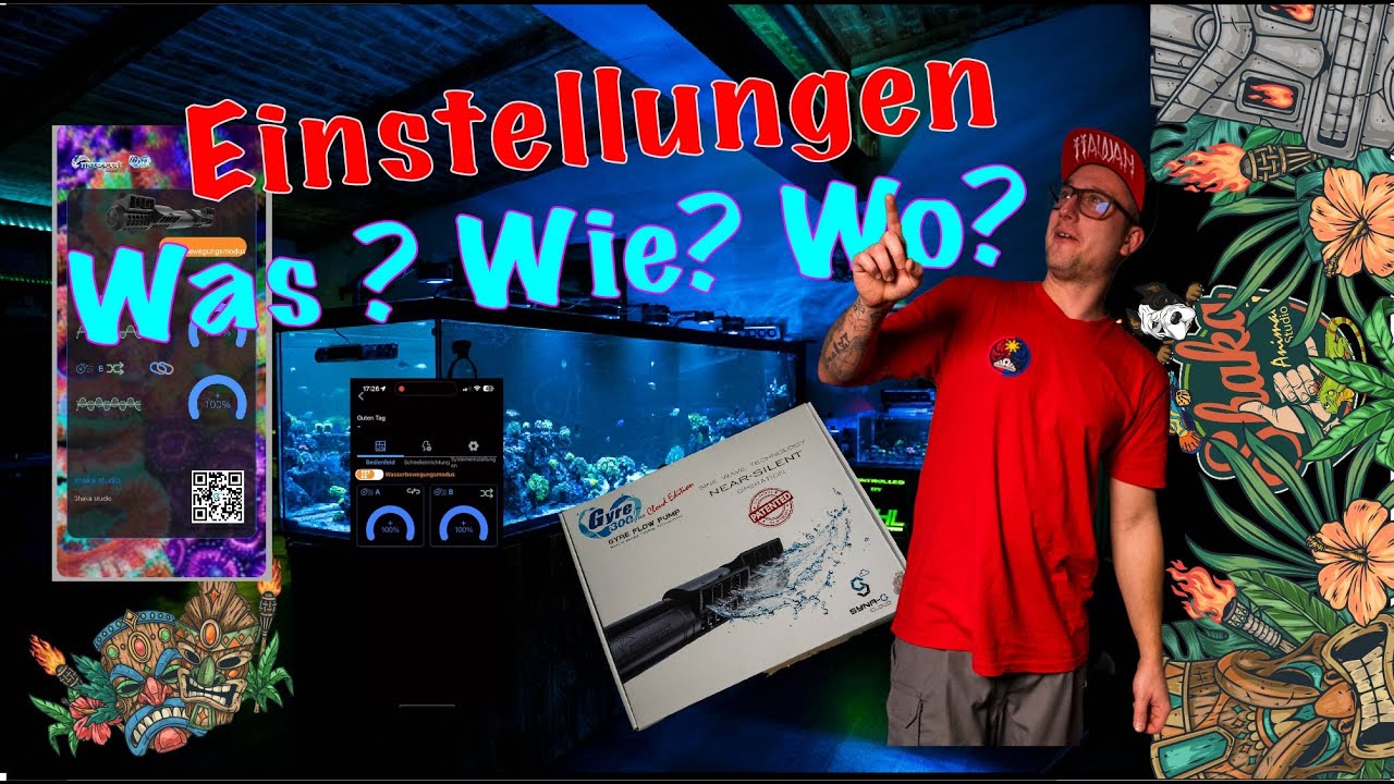 Was kann ich alles an dem Maxspect Gyre  Cloud Controller / App einstellen? Meine einstellungen