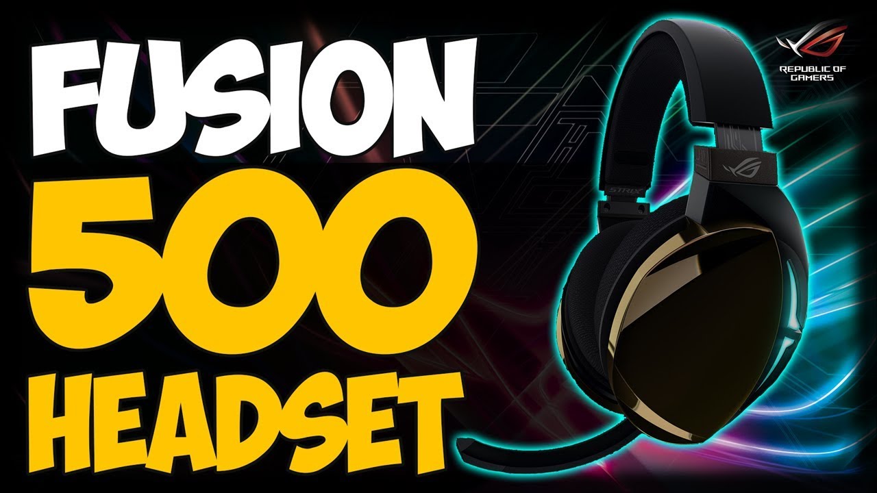 Asus Rog Strix Fusion 500 7 1 Gaming Headset Review Youtube