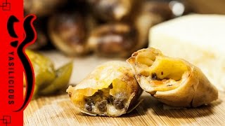 KÄSE FRÜHLINGSROLLEN mit CHILI CHEESE BURGER Füllung - Cheesy Week - Foodporn