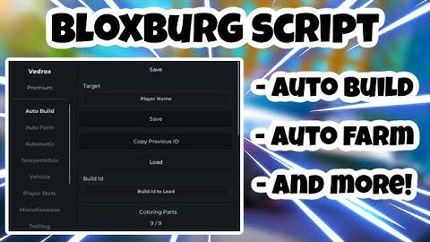 [NEW] Bloxburg Script | Auto Build | Inf Money | Auto Skill | AND MORE | PASTEBIN