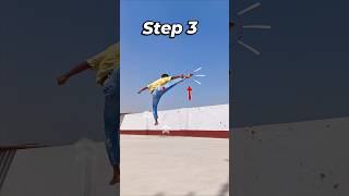 Scott Adkins Style Jump Spin Hook Kick ⚡🔥 Full Tutorial #shorts