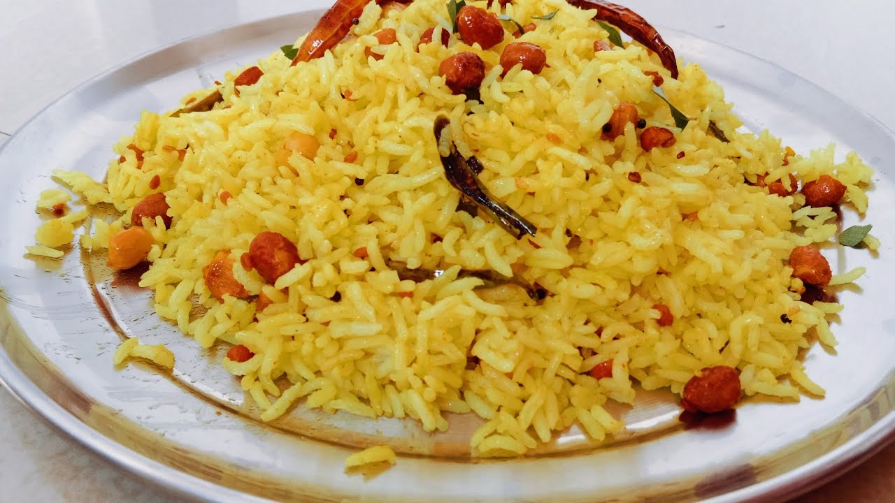 Lemon Rice South Indian Lemon rice recipeHow to make South Indian