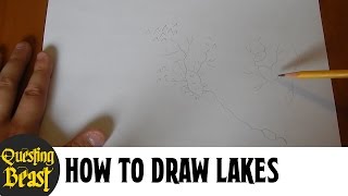 How to Draw Lakes: Fantasy Map Making Tutorial for DnD