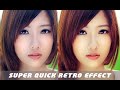 Retro Effect Photoshop | Super Quick