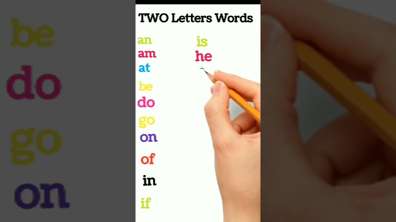 Two letters words for kids| two letters words in English दो अक्षर वाले शब्द इंग्लिश में 