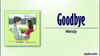 Wendy – Goodbye [The Beauty Inside OST Part.6] [Rom|Eng Lyric]