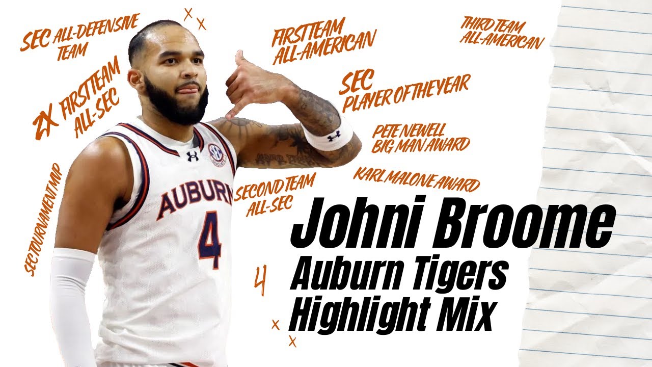 Johni Broome AUBURN Highlight Mix