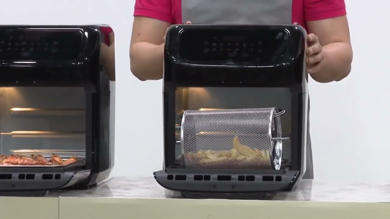 video Nồi chiên không dầu Mishio MK281 12 Lít