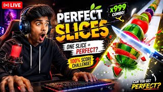 🔴 LIVE 🌙 रात 12 बजे Perfect Slices Challenge! 🔪 कितने लेवल पूरे होंगे? 😱