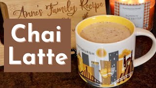 Easy Chai Latte