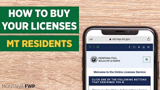 How to Buy Your Licenses: Montana Residents