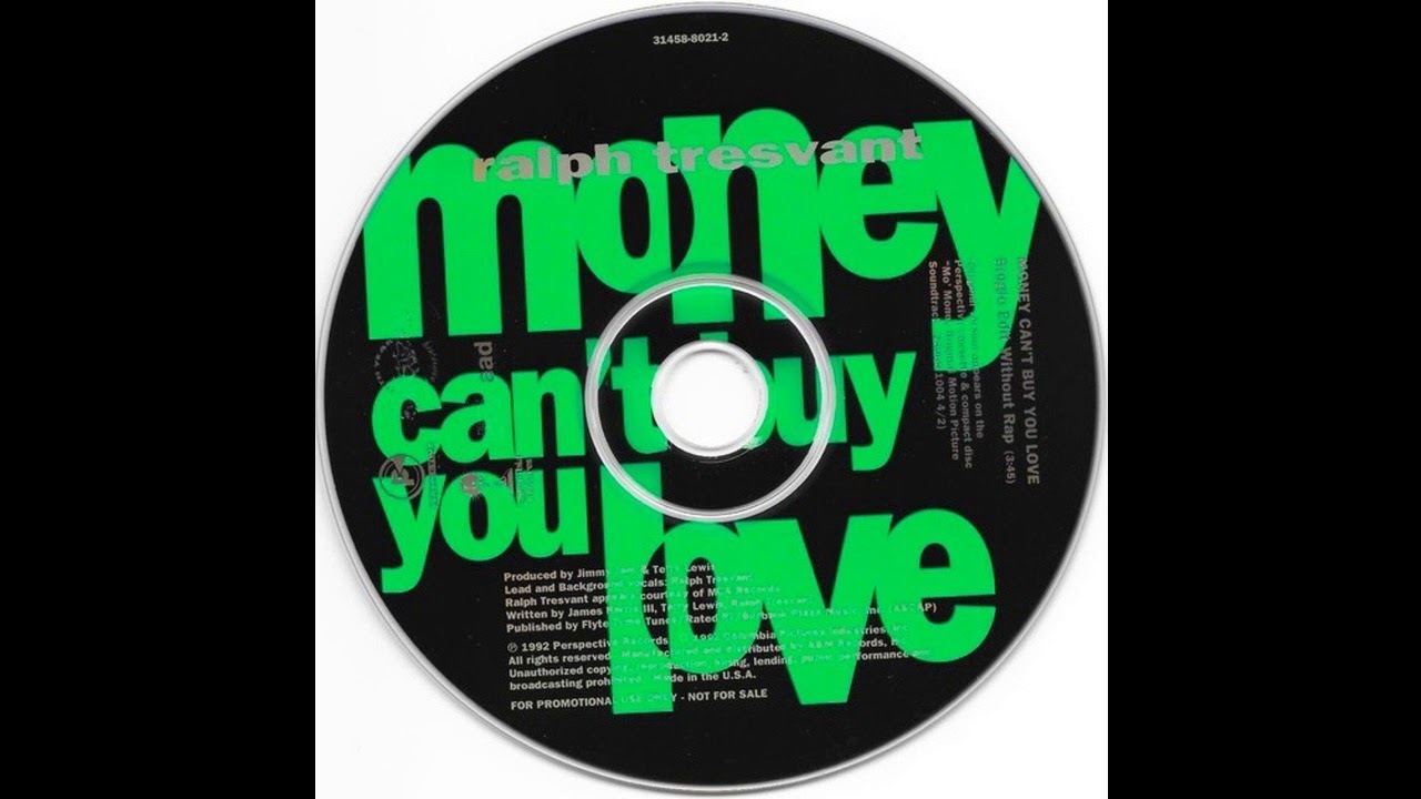 7インチ　Ralph Tresvant /Money Can't Buy You Money Can't Buy You Love - YouTube