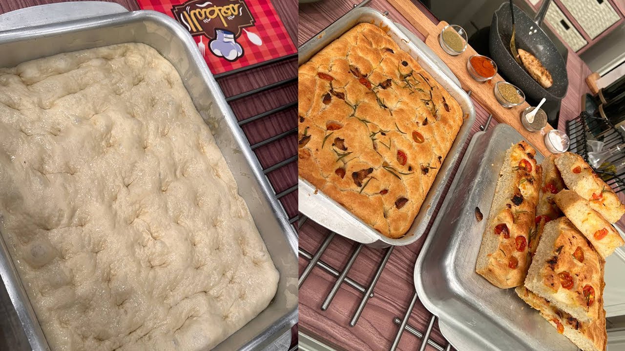 طريقة عمل خبز الفوكاشيا الإيطالي | المطعم مع الشيف محمد حامد