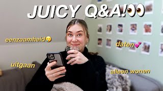 HOE VIND IK HET ECHT OM ALLEEN TE WONEN? JUICY Q&A!!💕 *eenzaamheid, tips voor daten, girltalk* by jiska stuij 7,472 views 1 year ago 14 minutes, 38 seconds