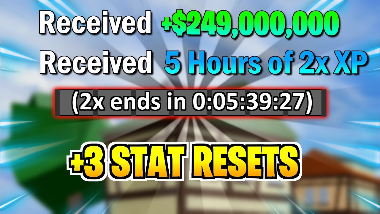 BLOX FRUITS NEW STATS RESET CODE 