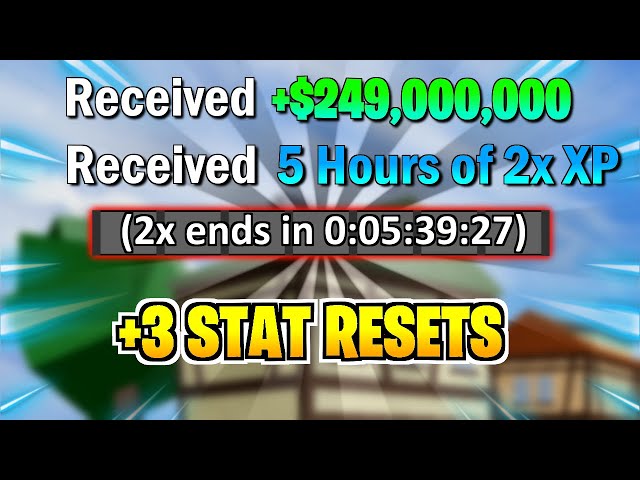 All 10 Blox Fruits Codes *2 HOUR 2x XP Boost + 2 STAT RESETS* Roblox (2020  December) 