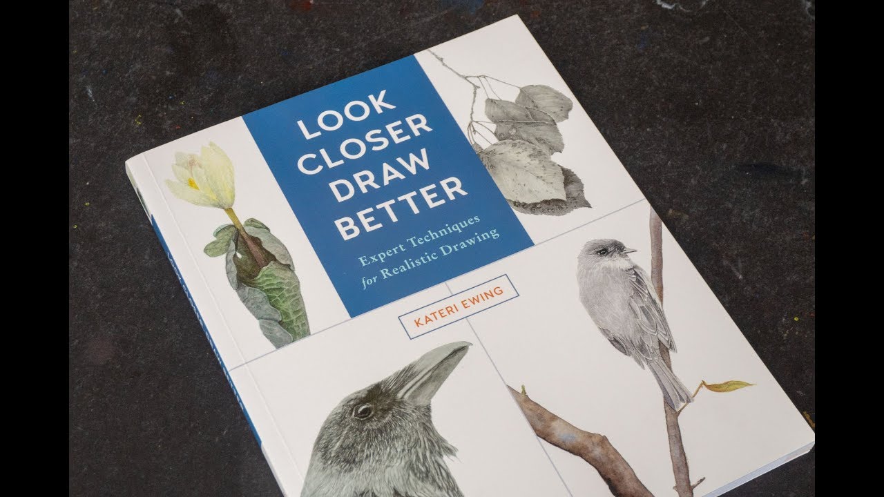 Book flip Look Closer Draw Better by Kateri Ewing