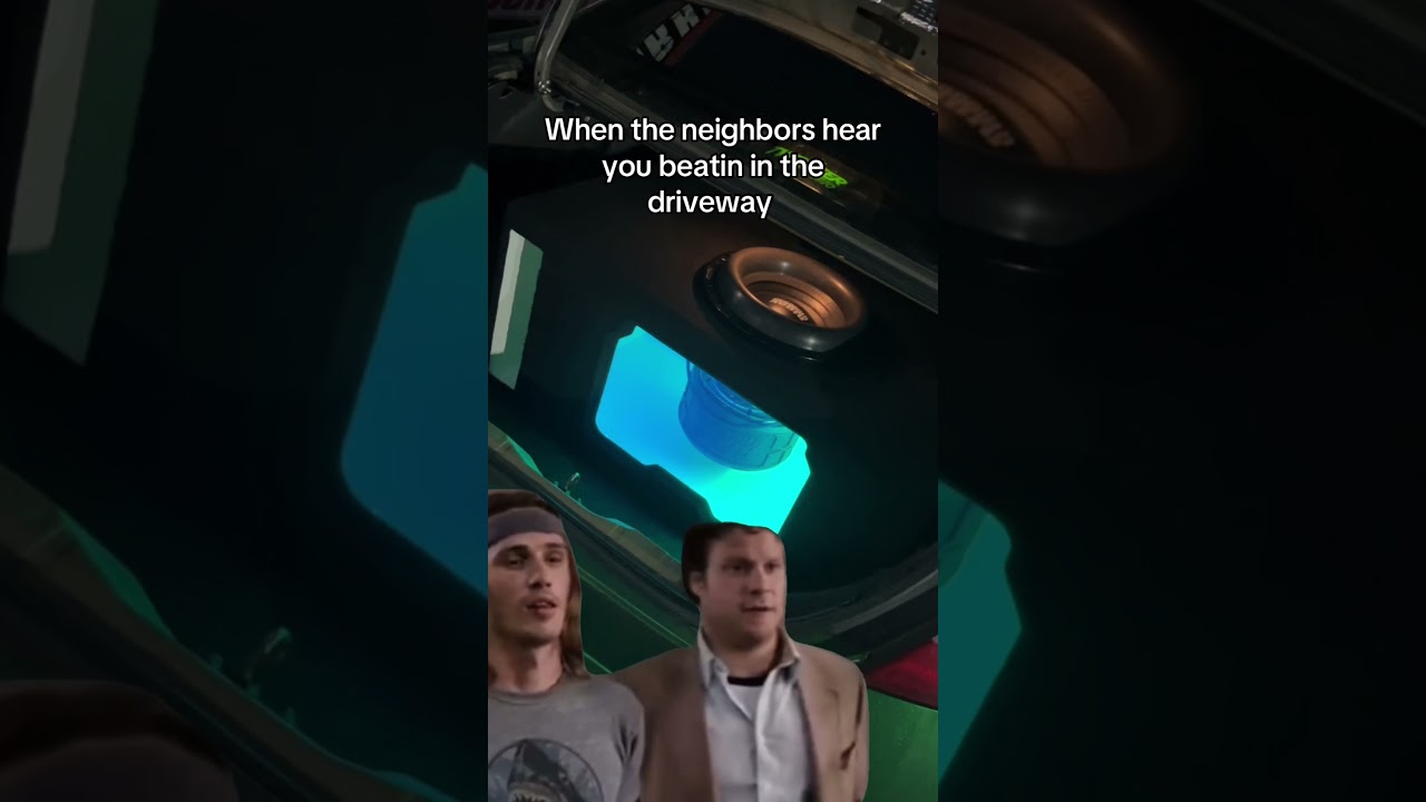 Когда соседи слышат, как ты стучишь по подъездной дорожке