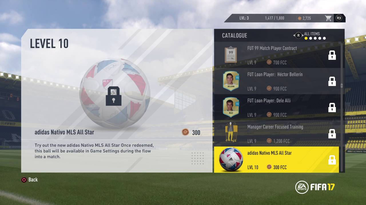 FIFA 17 All unlockable items (Part 1)