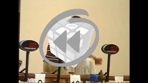 Yohei Oka (岡要平) SloMo Former Pyraminx World Record Average (4.39) Solve 1