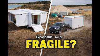 Are Expandable Trailers Fragile? Rough Terrain Towing with a Ram 1500 | Rolling Unit XL