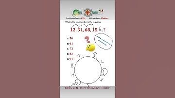 Can you Solve this Tricky Sequence without a Clue? #mathsshorts #mathstricks #sequences #maths