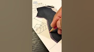 Drawing Diamondhead Alien ⚡️| Day 4 Ben 10classic series 👍 #anime #ben10 #shorts