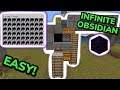 EASY 1.21 OBSIDIAN FARM TUTORIAL in Minecraft Bedrock (MCPE/Xbox/PS/Switch/PC)