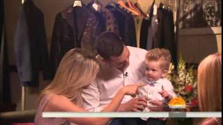 Michael Bublé , Luisana Lopilato and Noah on the Today show