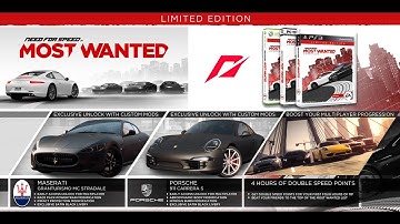 Limited edition cars - Need for Speed™ Most Wanted - Trainer Available