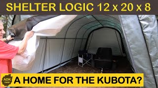 SHELTER LOGIC 12 x 20 x 8 Round Top GARAGE in a BOX by Tractor Supply