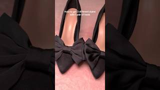 How To Get 3 Different Styles With 1 Pair Of Heels?? 