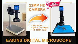Eakins Microscope 22 Mega Pixel HD Camera Industrial Microscope For Mobile Repairing