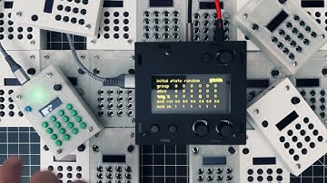 Phantasmal Force MIDI controller + monome norns ambient bubbles across stripes