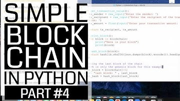 Creating Blockchain with Python #4 - Hashing Function