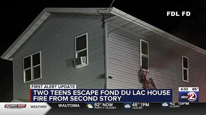 DEBRIEF: Two teens escape Fond Du Lac house fire