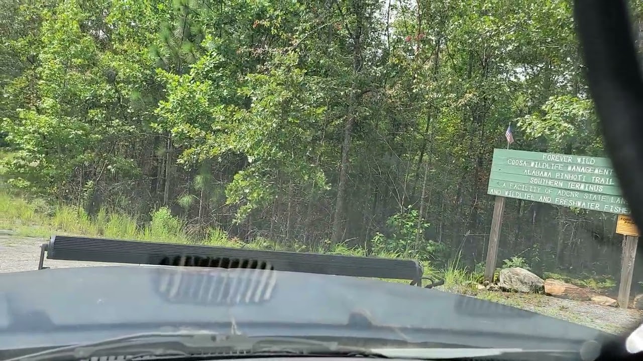 Flagg mountain weogufka Alabama, quick trip up and down the other side